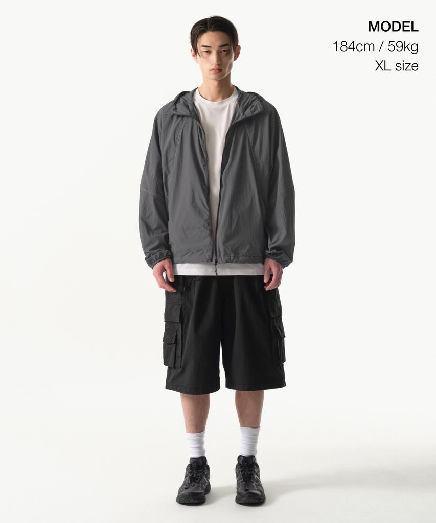 Musinsa Standard [City Leisure] Lightweight Stitch Windbreaker Jacket [Grey]