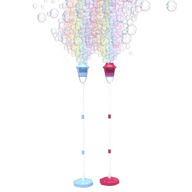 Street Light Bubble Machine Fully Automatic Bubble Machine Music Lighting Outdoor Children'S Toys Without Battery Bubble Water