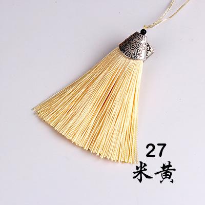 5Pcs 8cm Fish Mouth Tassel - DIY Fringe Trim for Handbag Fragrant Sachet Chinese Traditional Decorative Pendant for Costume Fan