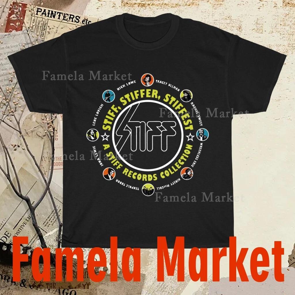 

Stiff Records Men s Logo TEE T-Shirt Funny American Size S to 5XL T-Shirt L