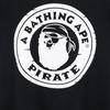 A BATHING APE PIRATE Long sleeve sweat trainer S black Men's Used