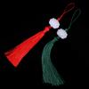 Chinese Retro White Jade Lotus Tassel Fringe Diy Alloy Craft Tassel Accessories
