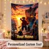 Custom Personalized Tapestry,One Piece Print Custom Name Text Wall Art Hanging for Bedroom