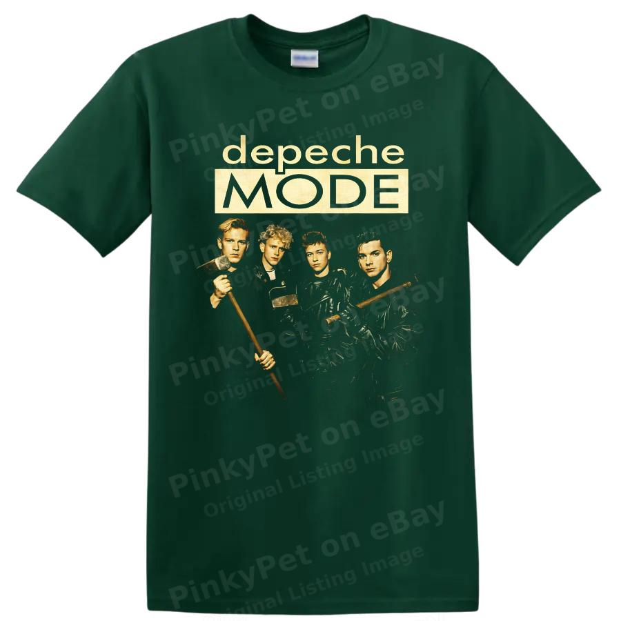 Depeche Mode Memento Mori Koszulka Zespołu Gotycki Młot Grafika Koszulka z Trasy Koncertowej