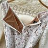 High-end Celebrity Dress Women's Autumn Fashion Lapel Single-breasted Strap Waist Hip-wrapped Lace Long Skirt