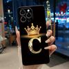 Glitter Crown Lucky Letter Pattern Shockproof Couple Phone Case For Doogee Note 58 58 Pro Casing Soft Silicone Black Cover