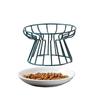 Ceramic Elevated Pet Bowl With Stand For Cats Dogs Food Water Feeder Anti Vomit Slow Feeding Design Outdoor Indoor Use
