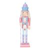 Elegant Wood Nutcrackers Ornament Stylish 50CM Nutcrackers Figure Decoration from Candy Series for Desk or Mantels