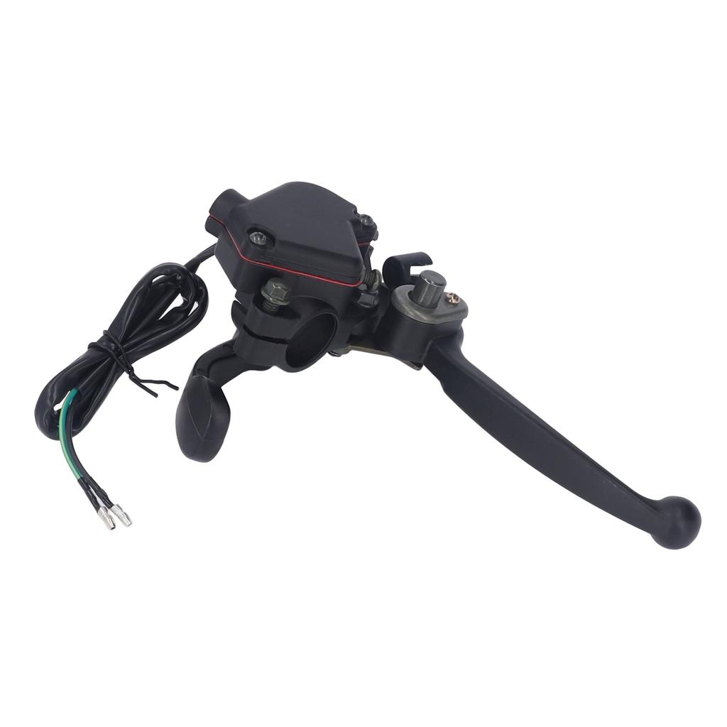 22mm/0.87in Dual Brake Lever Assembly with Thumb Throttle Accelerator Cable for 50cc 90cc 150cc 250cc ATV