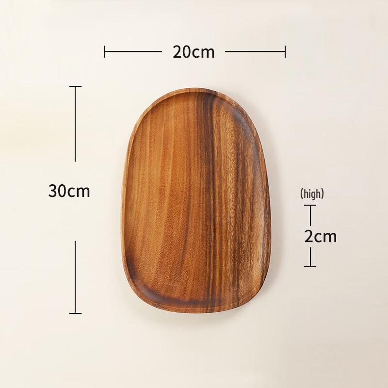 Wooden Snack & Fruit Tray