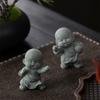 Sošky Buddhy, Miniaturní buddhističtí mniši, Kung-fu mniši, Dekorace zenové zahrady, Meditace, Dekorace domácího akvária
