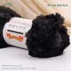 Coarse Faux Fur Yarn Ball - Long Hair Mink for DIY Knitting: Hat & Scarf Kit