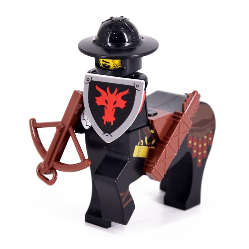 MOC Medieval Centaurs Knights Mini Action Figures Building Blocks LOTR Horse Soldiers Bricks Kids Toys Gifts