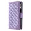 Style 005 For Samsung Galaxy A06 4G Wallet Case Rhombus Stitching Line PU Leather Phone Cover