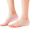Unisex Invisible Height Increase 5CM Silicone Socks Gel Heel Pads Orthopedic Arch Support Heel Cushion Insoles Foot Massage Pad