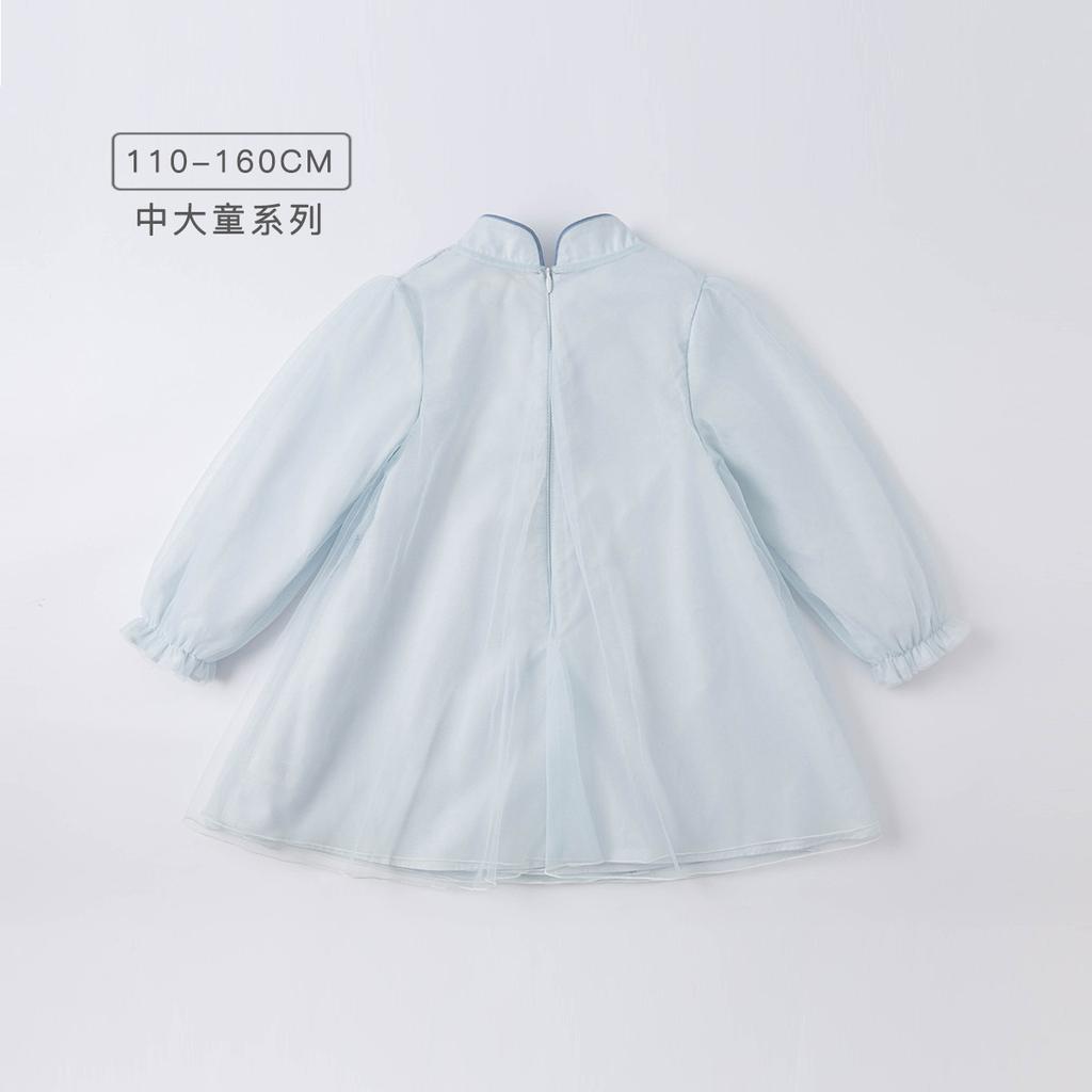 David Bella Girls' Dress Autumn Dress Children's Princess Dress Middle Big Children Hanfu Dress