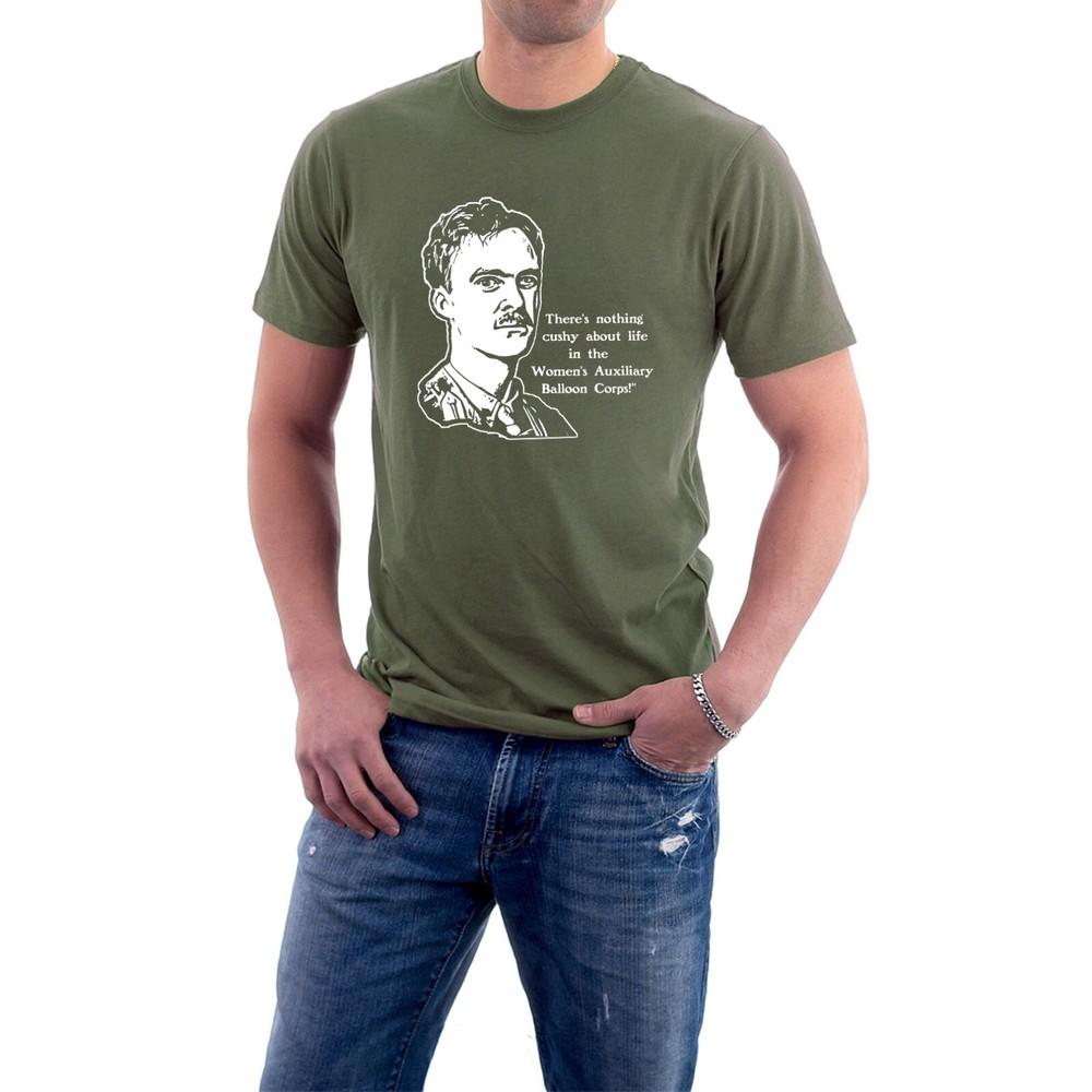 

Blackadder Captain Darling T-shirt Women s Auxiliary Balloon Corps War Sillytees 3XL