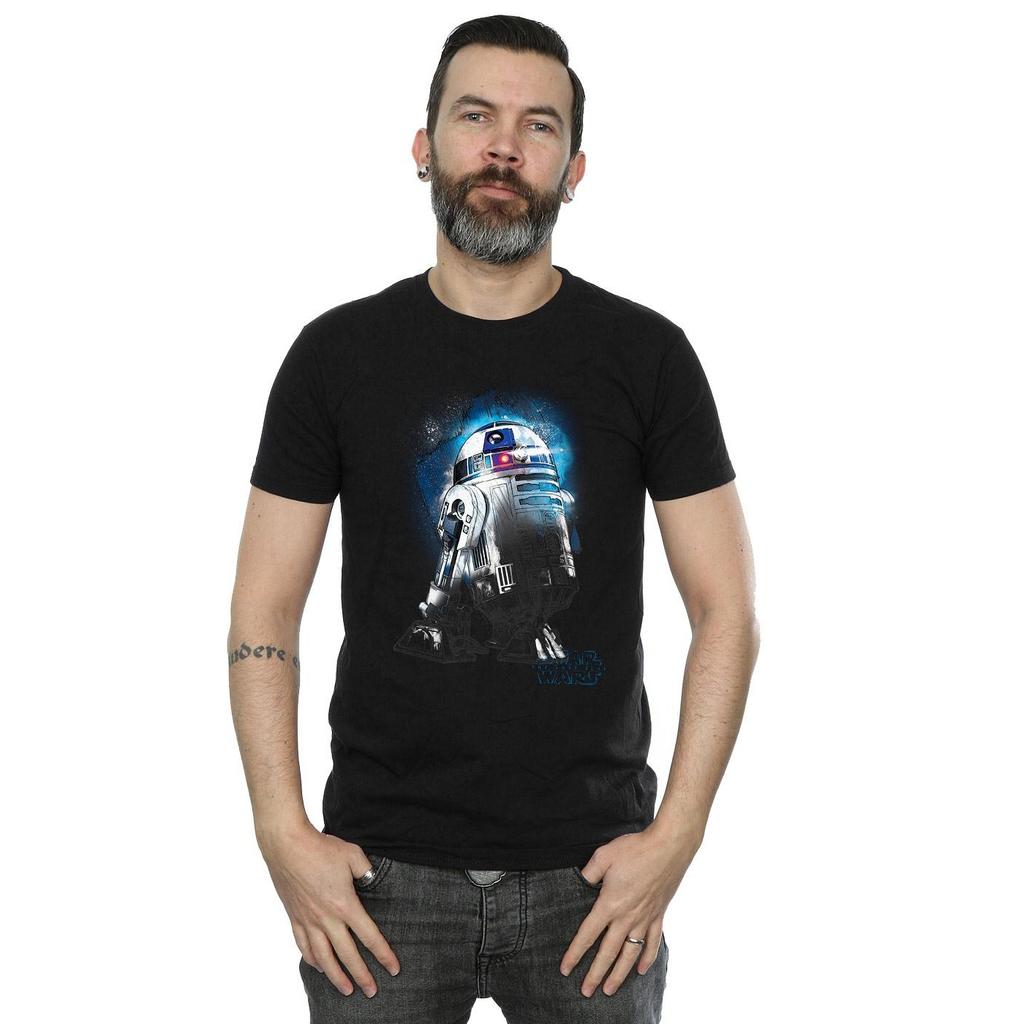 Star Wars: The Last Jedi Mens R2-D2 Brushed Cotton T-Shirt