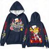 Popular Anime Pattern Hoodie For Men Women Hazbin Hotel Hooded Sweatshirt Trend Street Unisex Clothes Fashion Clothing