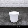 Pure White Melamine Teacups
