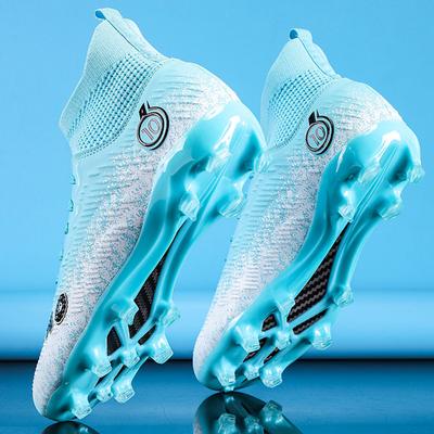 33-46 Unisex-Fußballschuhe zum Schnüren, hochelastisch, Sockenmund, Training, künstlicher Kapitän, Outdoor-Sporttraining, Kinder-Fußballschuhe