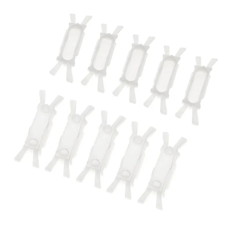 

10Pcs Car Rain Eaves Clamp Cars Clip Fasteners Car Door Rain Eaves Sealing Strip Clamp for Fiat 7078732 Car Interior Accessories