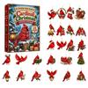 2026 Animal Christmas Advent Calendar Acrylic Blind Box Toy Adults Collectible Holiday Countdown Gift