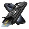 Case For iPhone 11 13 14 15 16 Pro Max 14 15 16 Plus 11 Magnetic Rotated Ring Kickstand Heavy Duty Drop Protection Wallet Cover