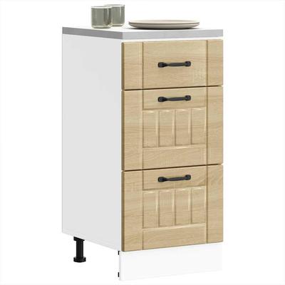 Kitchen Base Cabinet „Lucca” Sonoma Oak Glued Wood