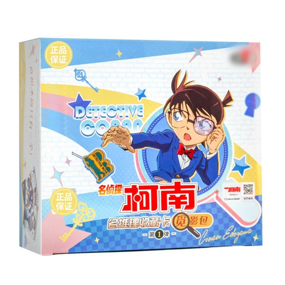 120Pcs/Set Box Genuine Card Detective Conan Classic Anime Characters Shinichi Ran Touichi Rei Shuichi Children's Gift
