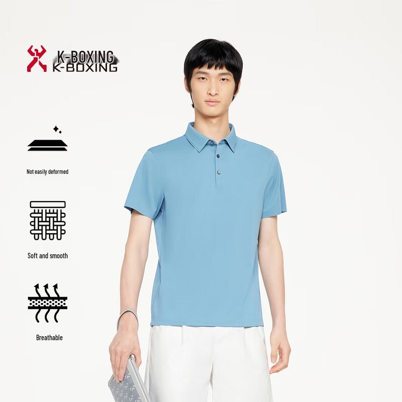 K-Boxing Men's Summer Business Casual T-Shirt VTBR2735