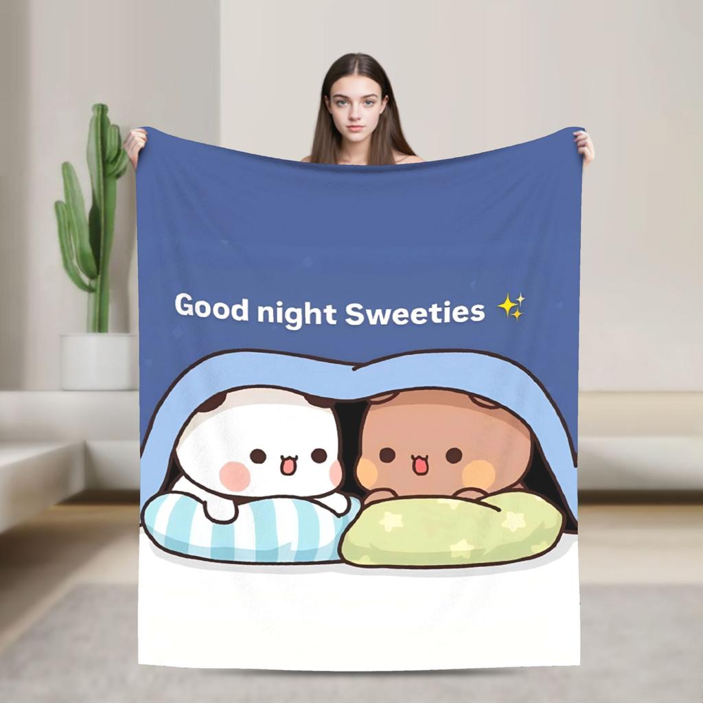 Weiche Decke Mädchen Jungen Camping Bubu Dudu Flugdecke Flanell Tagesdecke für Couch Sessel Sofa Bett Modische Sofa Bett Abdeckung
