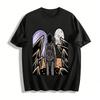 T-shirt Casual Tendance Imprimé Paysage Alien Astronaute T-shirt en Coton Pur