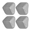 4 Packs Heart Shaped Whiskey Stones Cooling 304 Stainless Steel Reusable Chilling Rocks