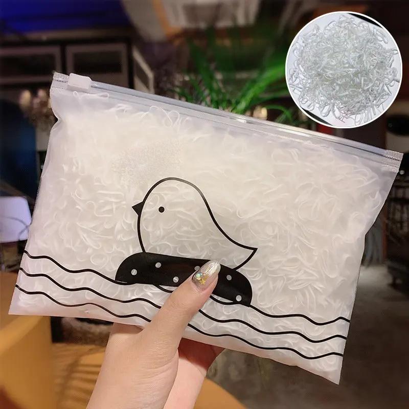 Fashion Hair Accessories 1000pcs Pack Children Colorful Small Disposable Rubber Bands Gum for Ponytail Holder Elastic Hair Bands