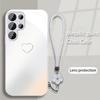 Love Is Suitable for Samsung S24ULTRA Mobile Phone Case S23 Girls S22 Metal A52 Full Inclusive S23FE Glass Case
