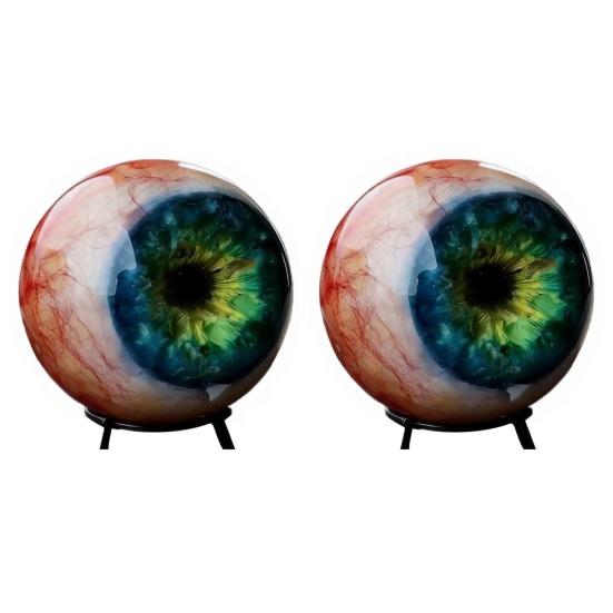 Realistisch Gotisch Oogbol Ornament Levensgetrouw Horror 3D Oog Beeldje Eng Donkere Fantasie Stijl Bureau Decoratie voor Halloween Huisdecoratie