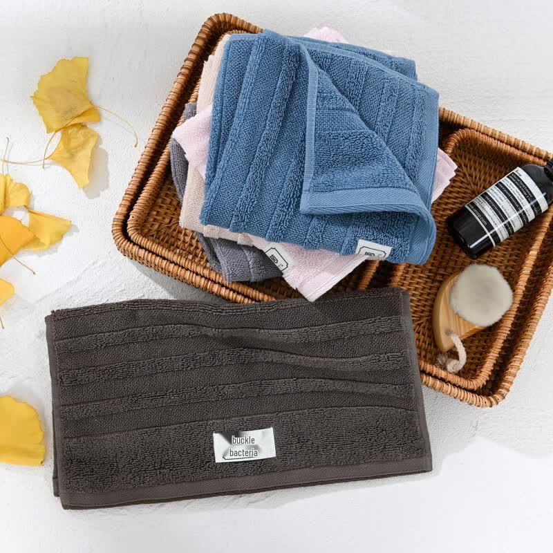 Senmoh Thickened Combed Cotton Face Towel 4-Pack