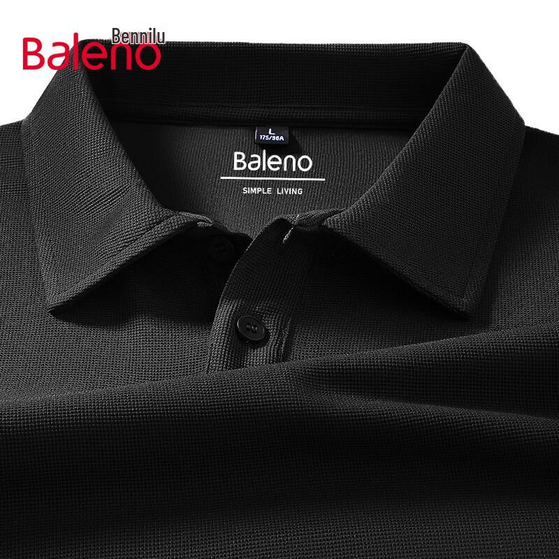 Baleno Herren Waffelstrick Poloshirt