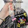 Yousheng 12-Color Pet Nail Art Pen Set Quick Dry Dog Nail Polish Pens for Puppy Cat Soft Brush Tip Creative Pet Grooming