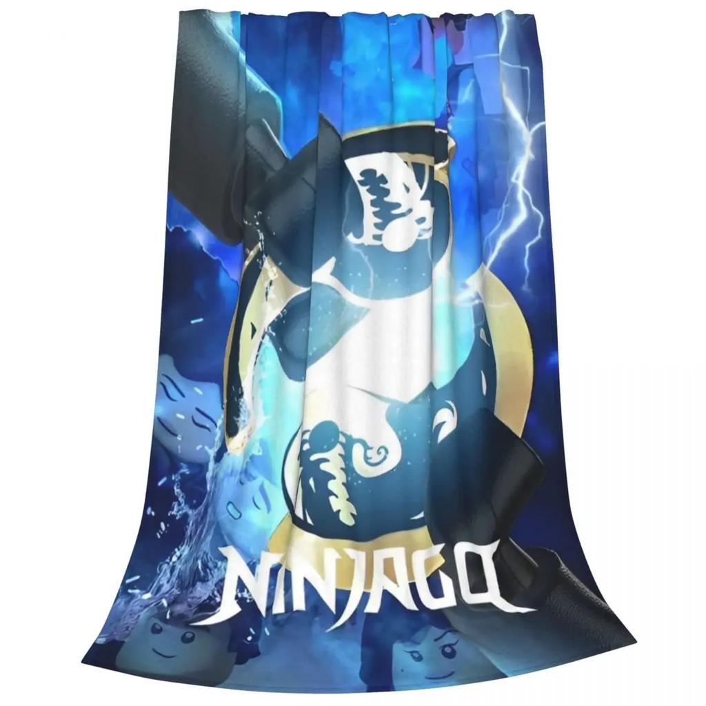 N-ninjagos Coral Fleece Plyšová deka Přehozy na postel pohovku Super měkké přehozy na postel