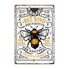 Bee Series Metal Tin Sign Wall Decor 20x30cm
