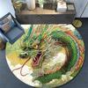 Fantasy Dragon Round Area Rug,Carpet Rug for Living Room Bedroom Sofa Playroom Decor,Non-slip Floor Mat