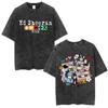 Ed Sheeran Mathematics Tour Concert Vintage Washed T Shirts Men Women Fashion Harajuku Tshirts 100 Cotton Casual Loose Tshirt