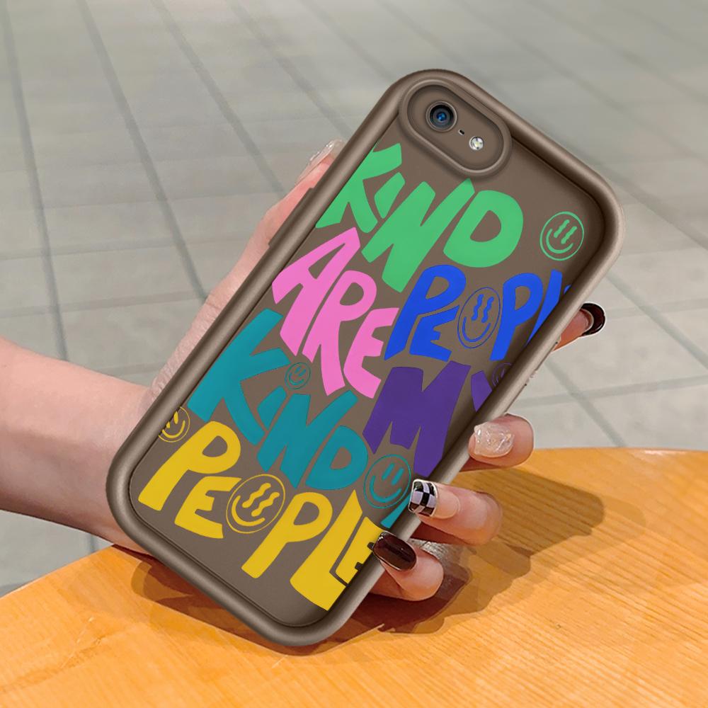 Soft Silicone Square Ladder Printing Pattern Phone Casing Full Cover Camera Shockproof Protection Rubber Case for iPhone Infinix Tecno OnePlus