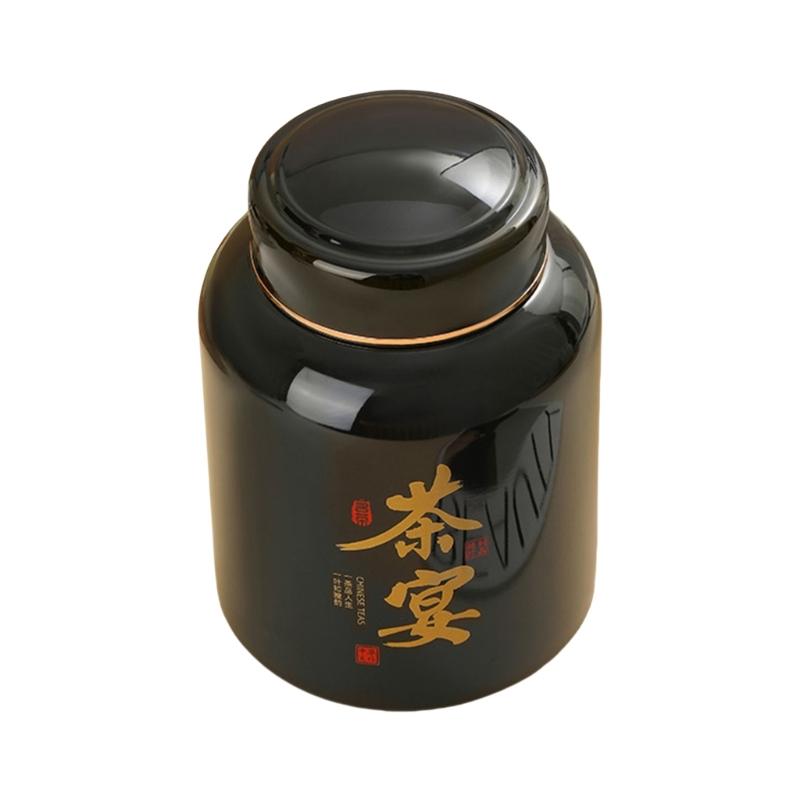 Empty Teas Stashes Jar Stainless Steels Loose Leaf Teas Container Sealeds Jar Packings Box Teas Storage Jar Candy Holder