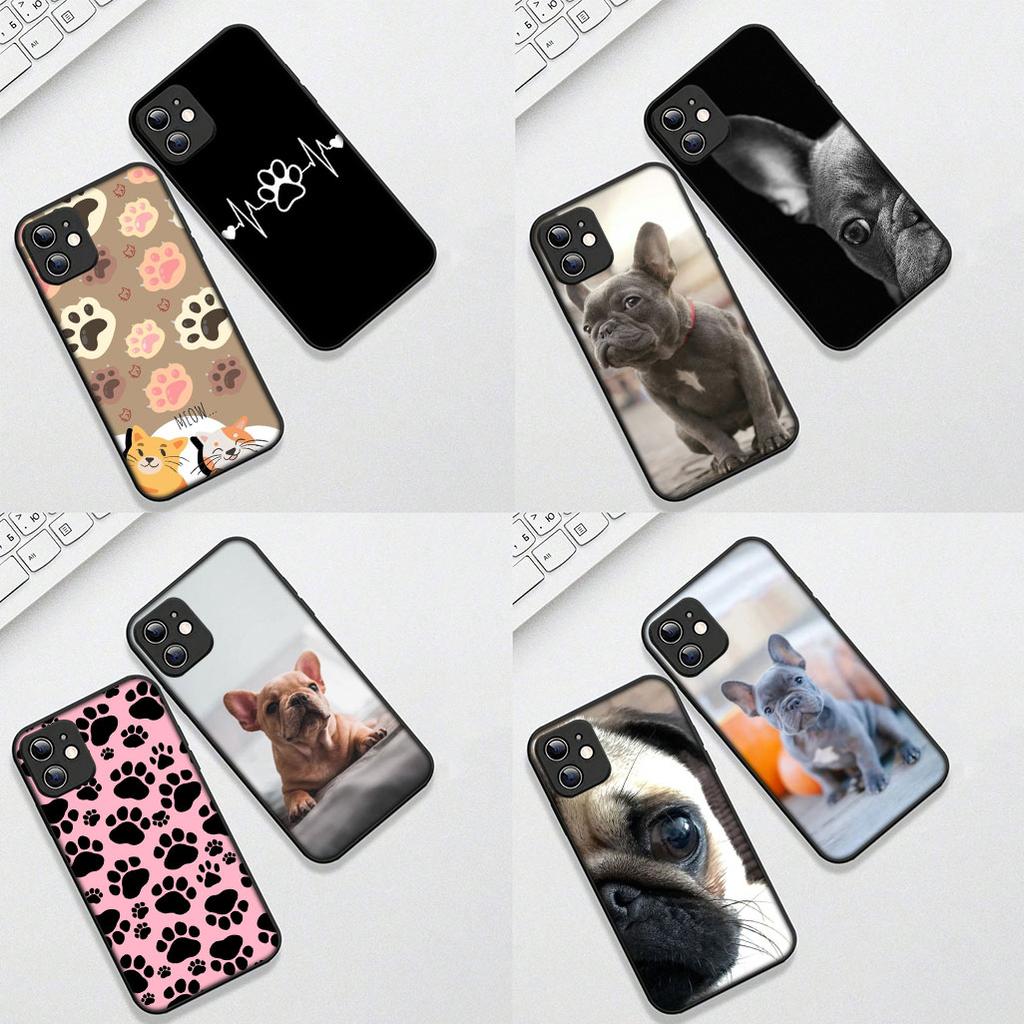 Cover for Xiaomi Poco C75 C65 C85 X7 X6 M8 F7 F8 Ultra F6 Pro MI PocoF7 Casing Silicone Phone Case Paw France Bulldog Dog Art