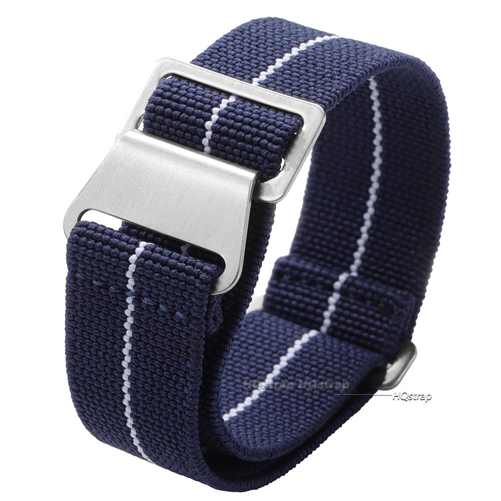 Universal Nylon Watch Strap Smart Watch Fabric Wristband Parachute Bag Elastic 20mm 22mm Watchbands Man s Sport Watchband 20mm
