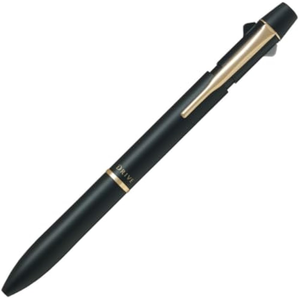 Pilot Mechanical Pencil+Ballpoint Pen 0.7mm Fine Line Black Red 2+1 Acro Drive Black (BKHD-250R-B)