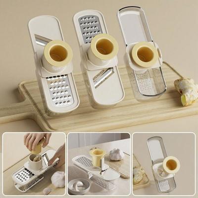 Dedicated Storage Box Garlic Grinder Kitchen Tool Mini Slicer Food-grade Plastic